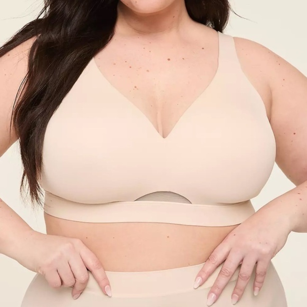New Cacique Comfort Bliss Lightly Lined No-Wire Bra Size 54D NWT